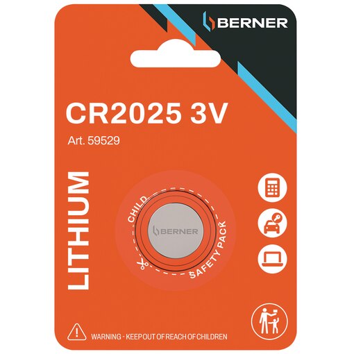 BUTTON CELL CR2025 3V